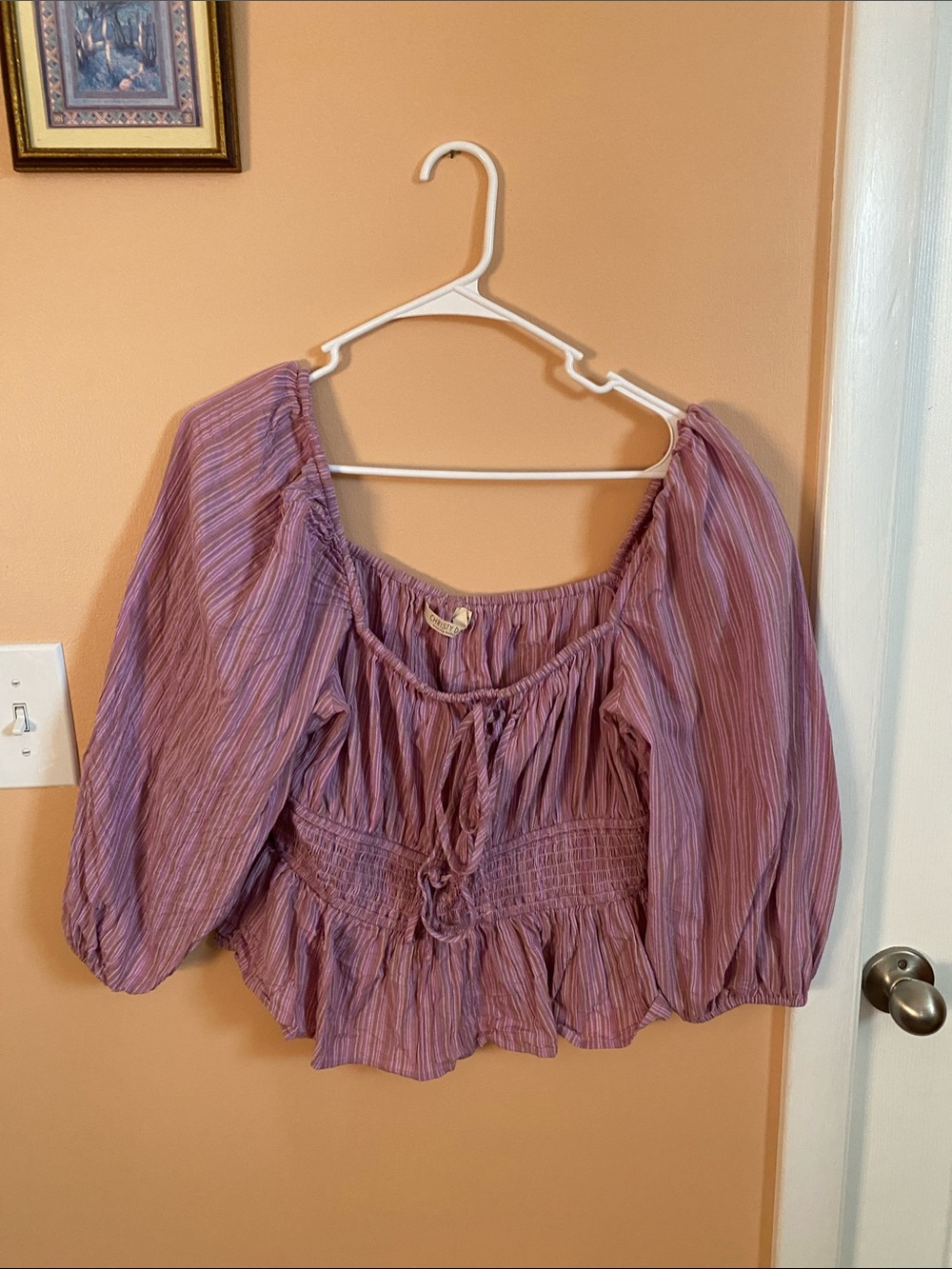 Christy Dawn Blouse with Smocked Waist